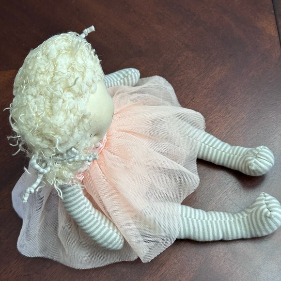 Bunnies by the Bay Pretty Girl Soft 12' Doll First Baby Comfort Lovey - Picture 4 of 8